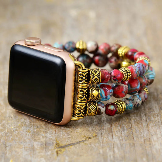 Solstice — beaded spiritual bracelet watch strap