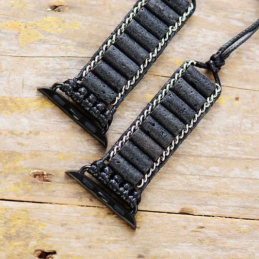 Ember — beaded bracelet watch strap