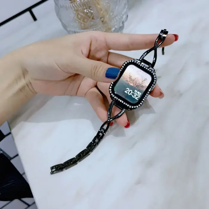 Women Stainless Steel Strap for Apple Watch