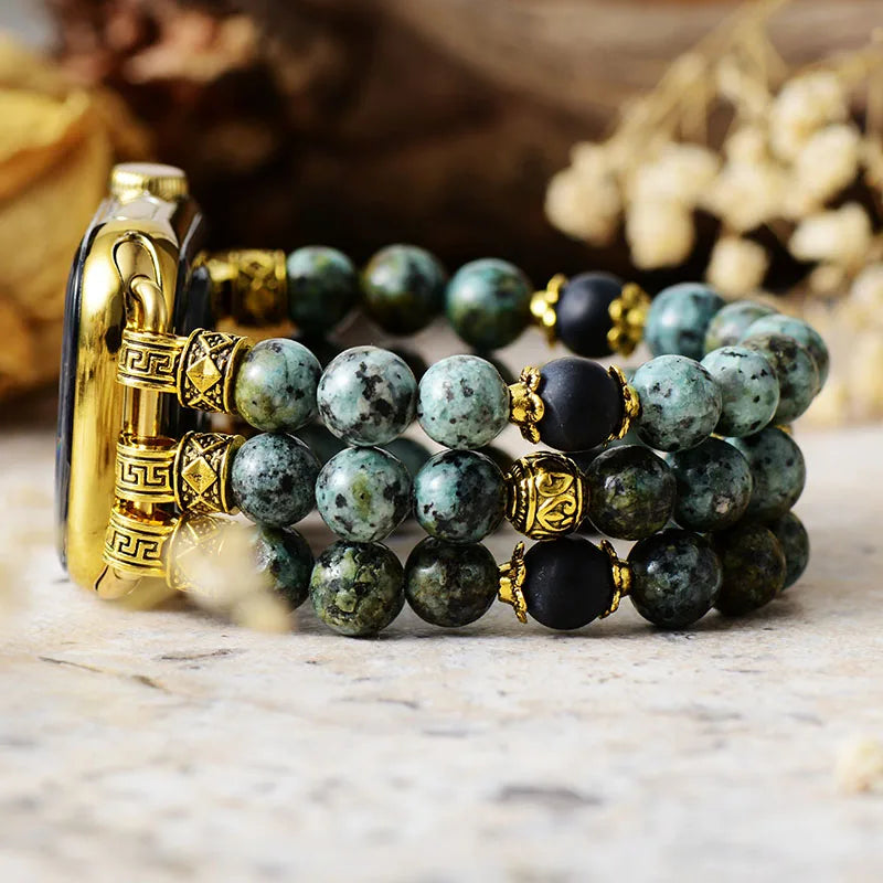 Marsh — vintage beaded bracelet watch strap
