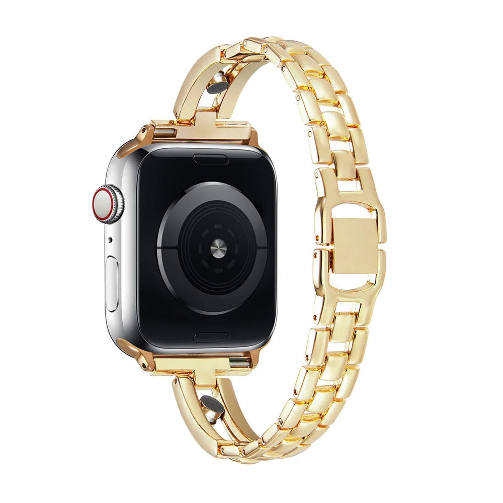 Cinch — diamond-studded metal bracelet watch strap