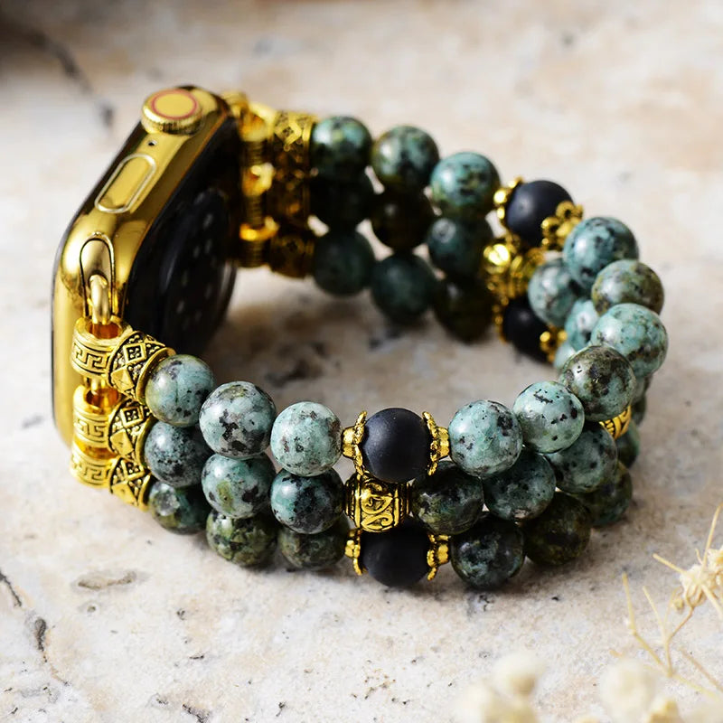 Marsh — vintage beaded bracelet watch strap