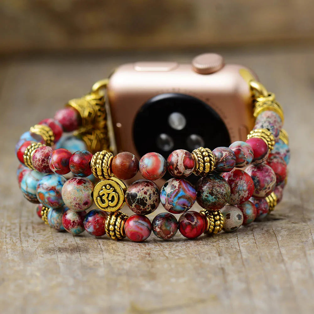 Solstice — beaded spiritual bracelet watch strap