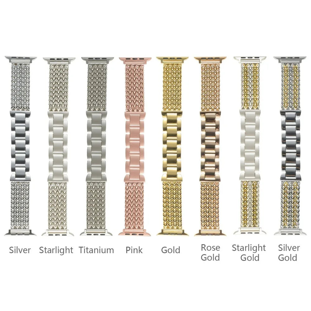 Clarity — stainless steel bracelet watch strap