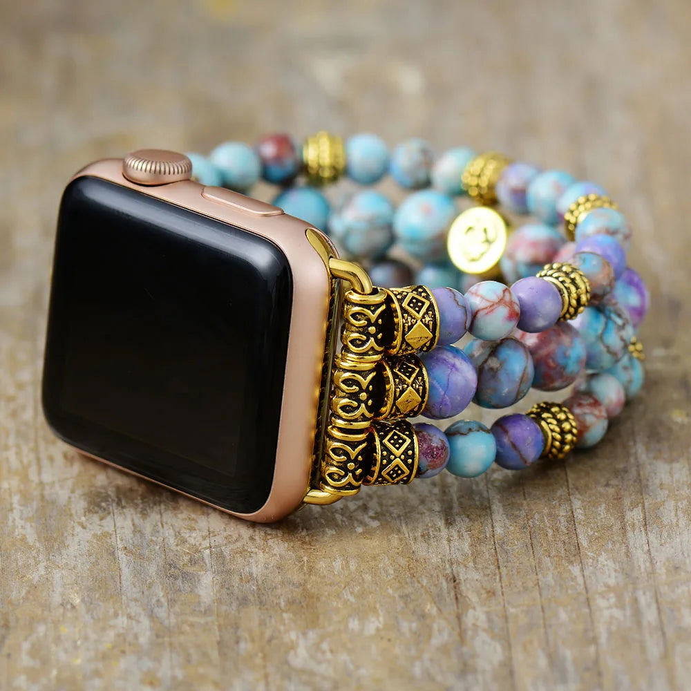 Solstice — beaded spiritual bracelet watch strap