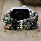 Strata — multilayer beaded bracelet watch strap