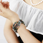 Strata — multilayer beaded bracelet watch strap