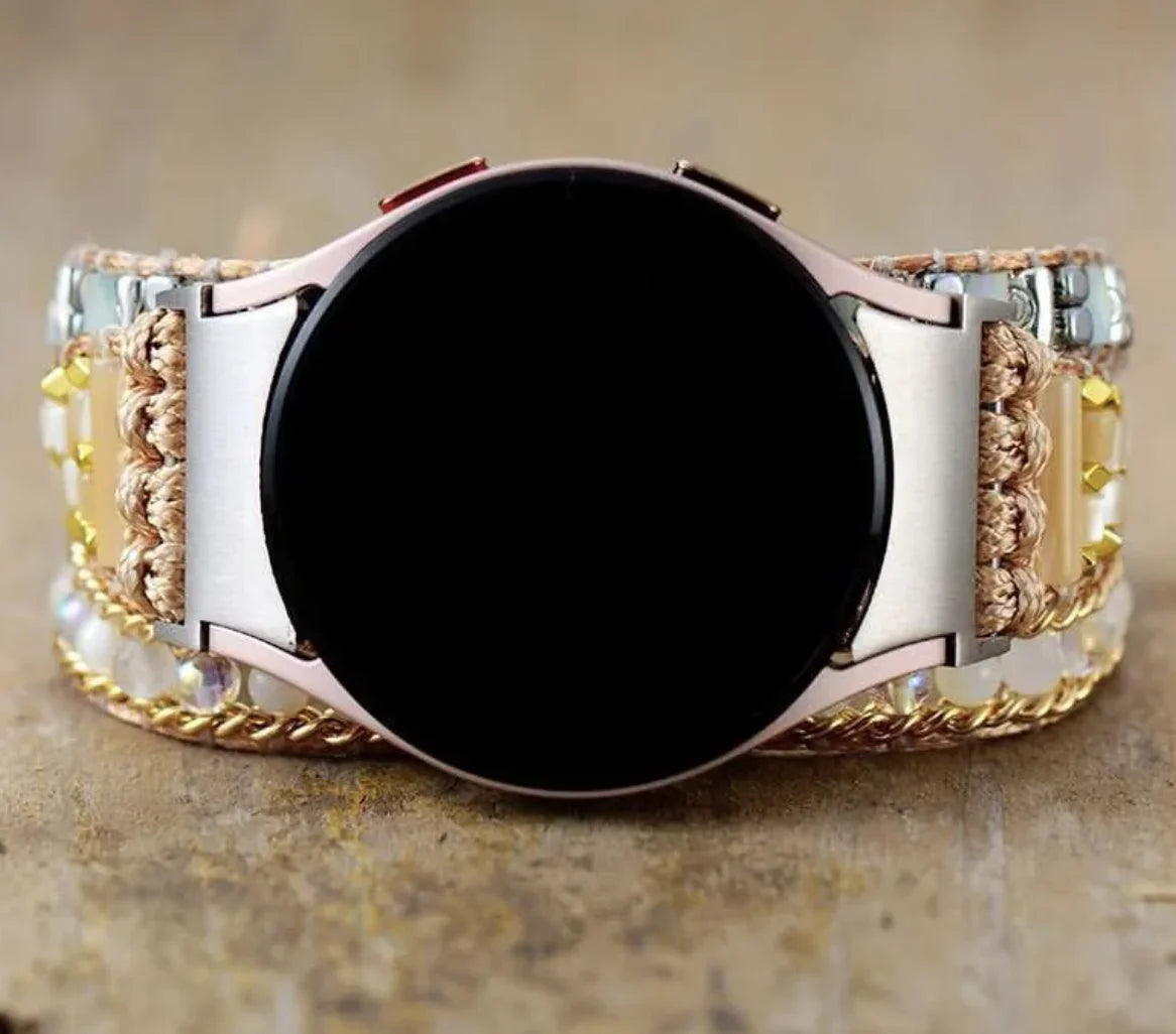 Drift — crystal beaded bracelet watch strap
