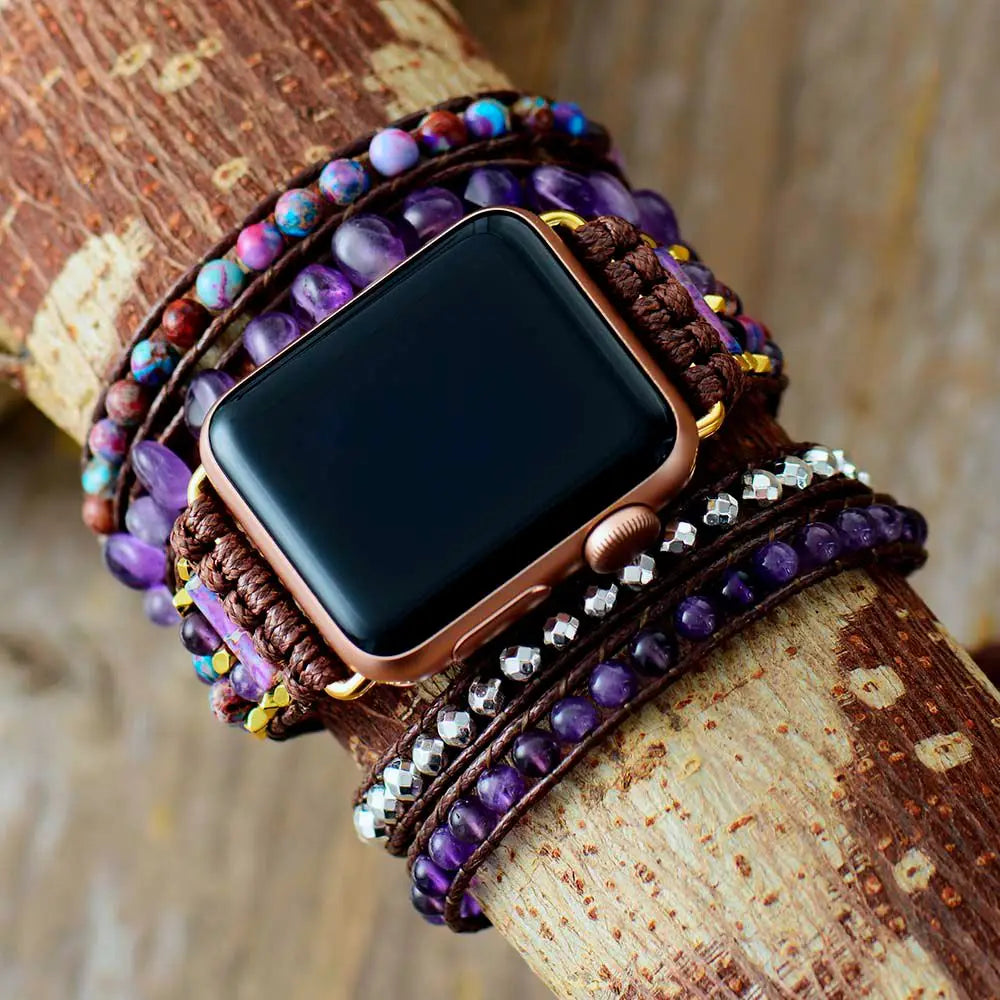 Tribe — ethnic beaded bracelet watch strap