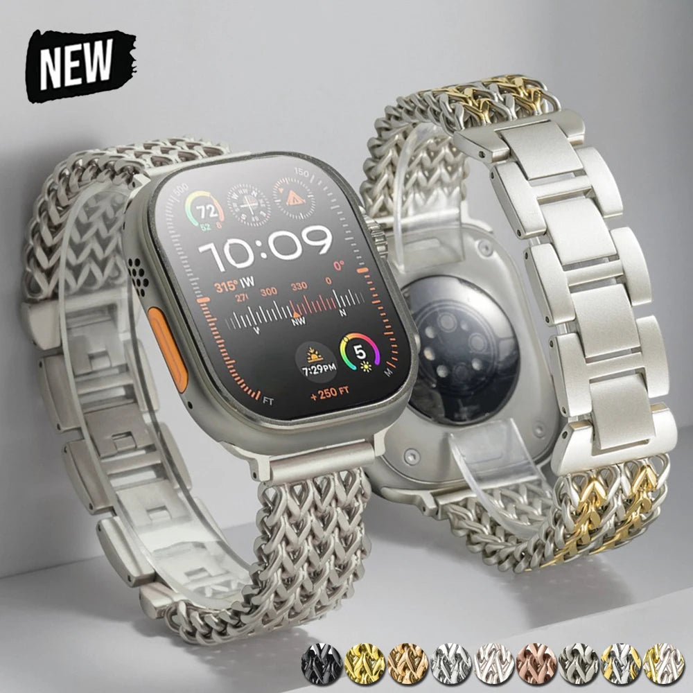 Clarity — stainless steel bracelet watch strap
