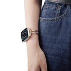 Cinch — diamond-studded metal bracelet watch strap