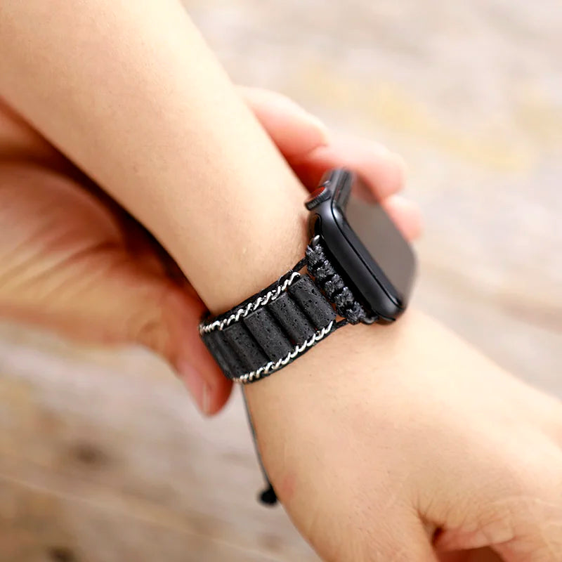 Ember — beaded bracelet watch strap