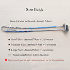 Haven — beaded love-heart bracelet watch strap