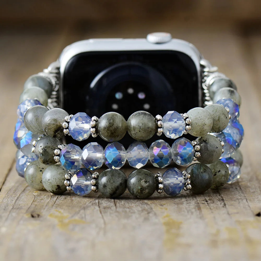 Grove — charm beaded bracelet watch strap