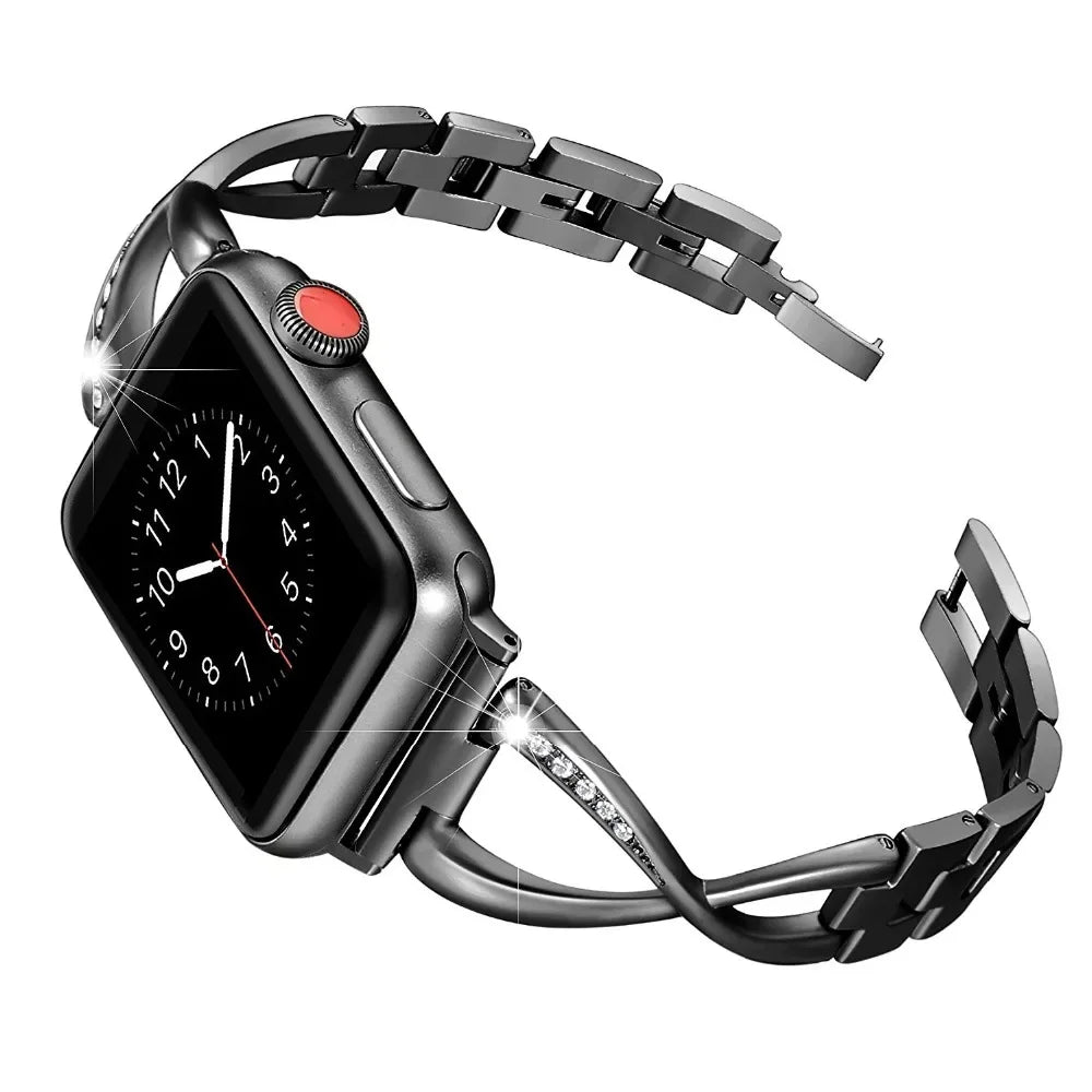 Women Stainless Steel Strap for Apple Watch