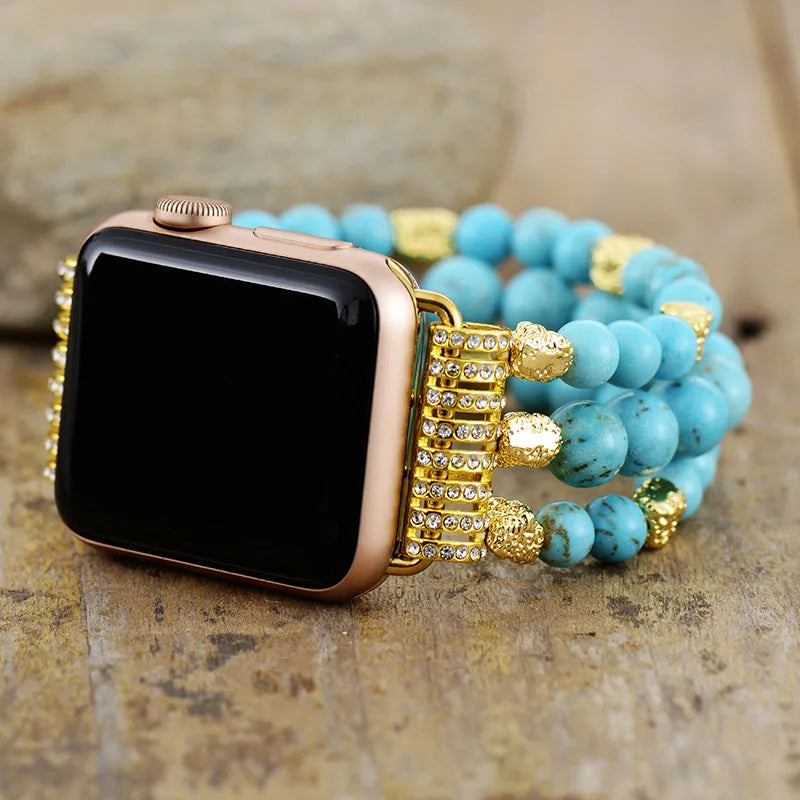 Cove — stretch beaded bracelet watch strap