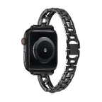 Cinch — diamond-studded metal bracelet watch strap