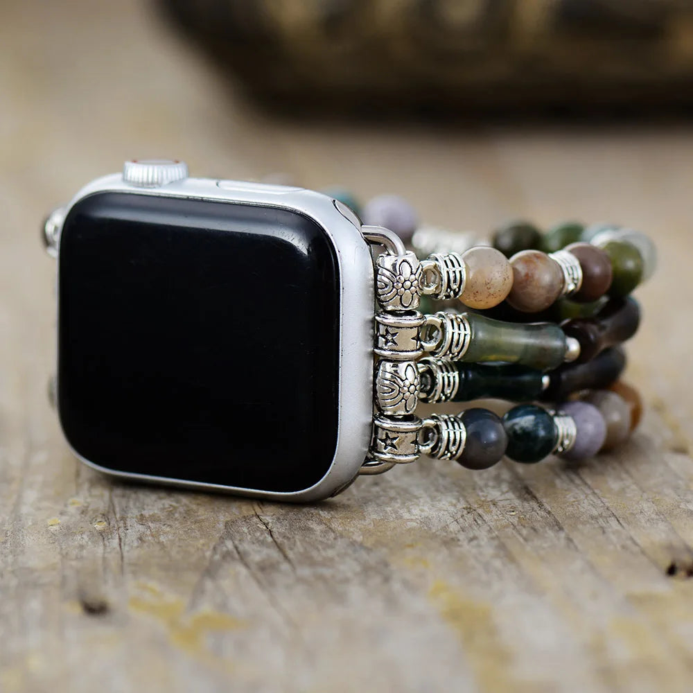 Strata — multilayer beaded bracelet watch strap