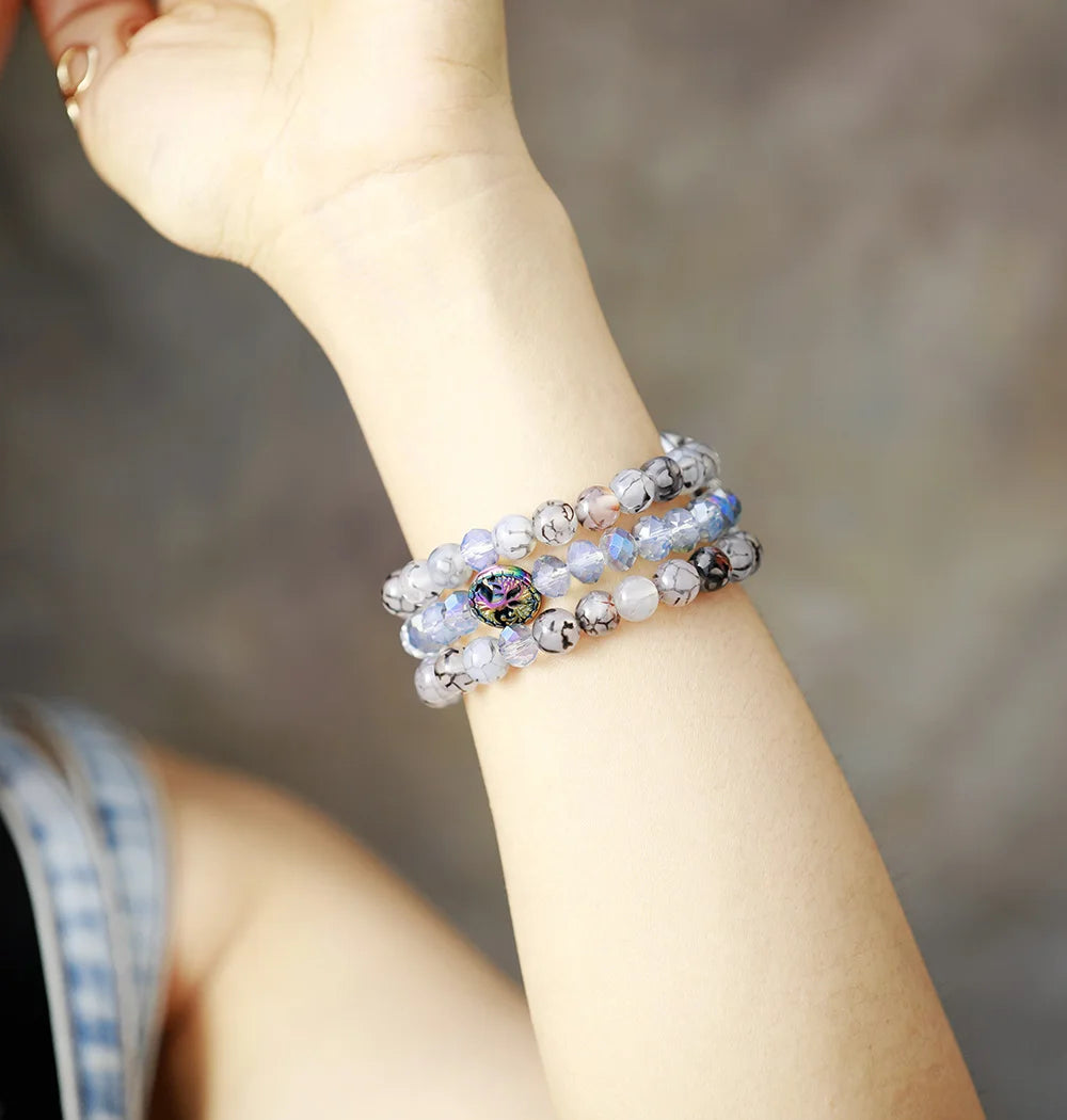 Grove — charm beaded bracelet watch strap
