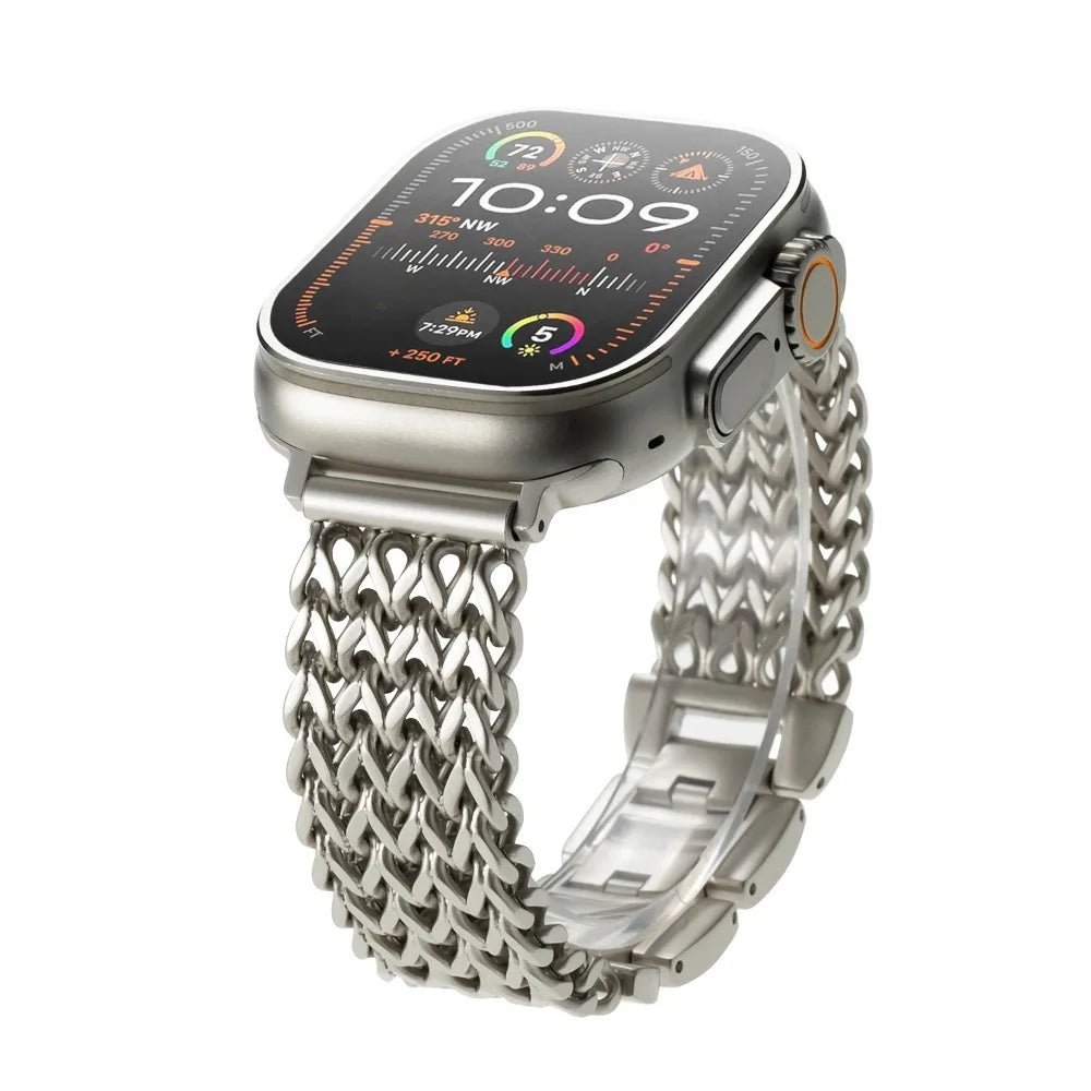 Clarity — stainless steel bracelet watch strap