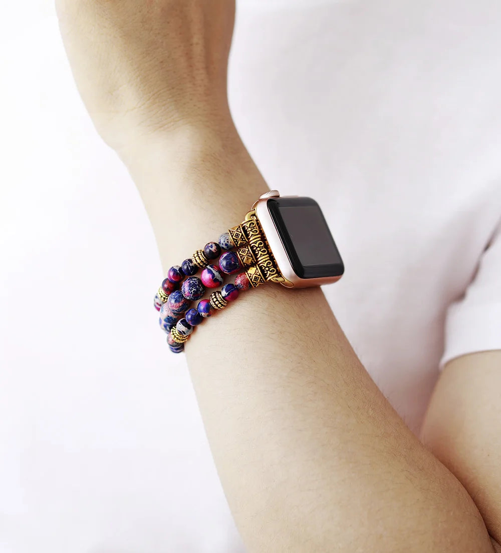 Solstice — beaded spiritual bracelet watch strap