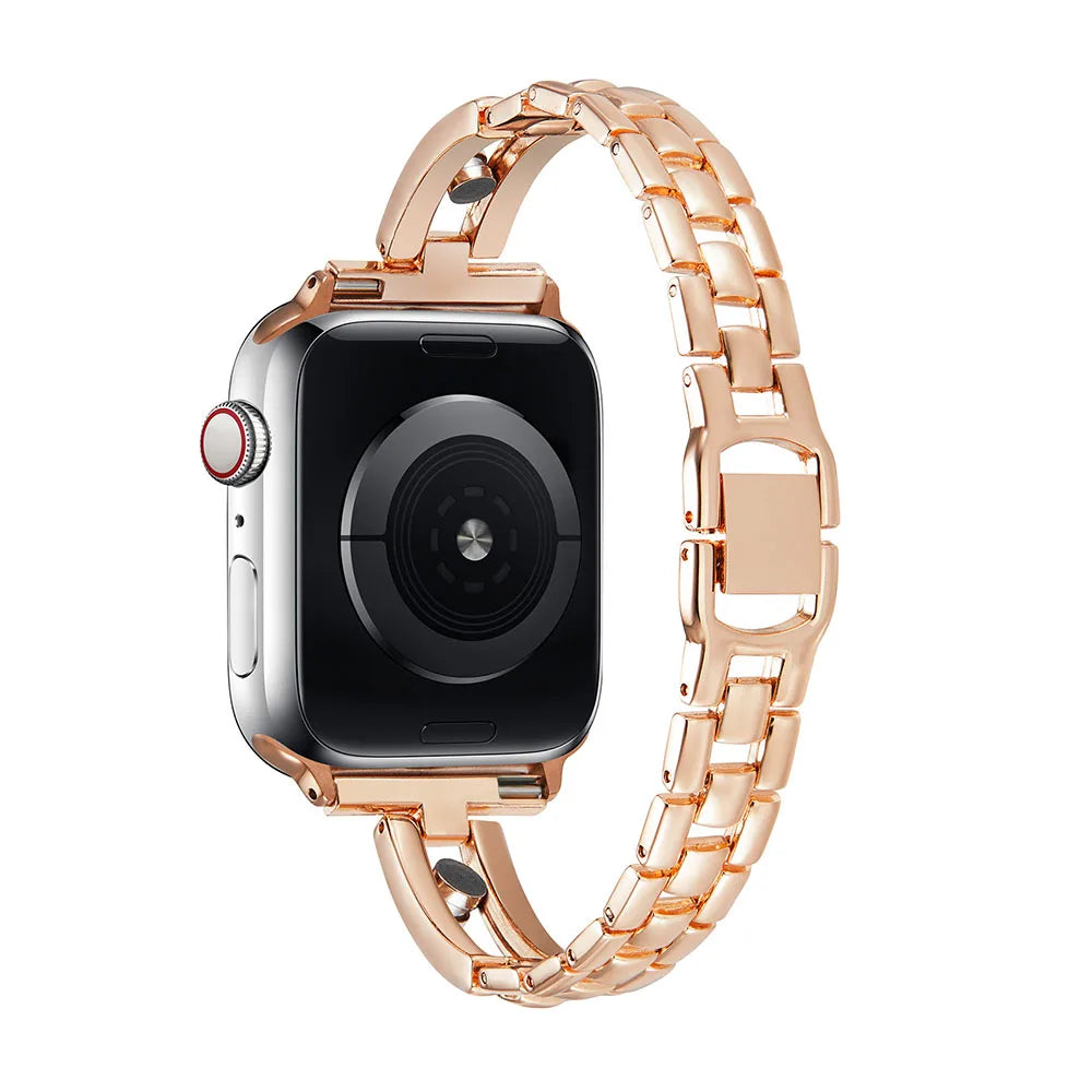 Cinch — diamond-studded metal bracelet watch strap